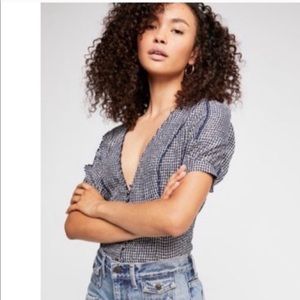Free People Ivy Puff Blouse